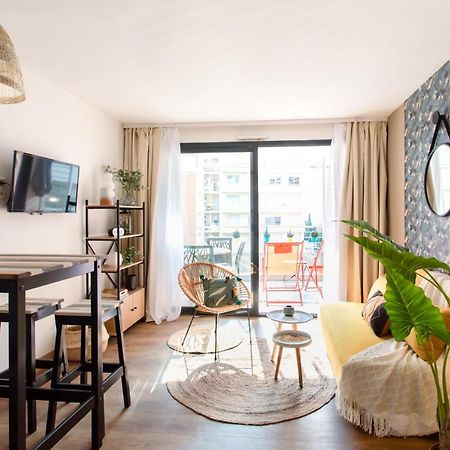 C1 Clemenceau Pool Balcony Bath Ac 2Mins Walk To Sand Beach Cannes Kültér fotó