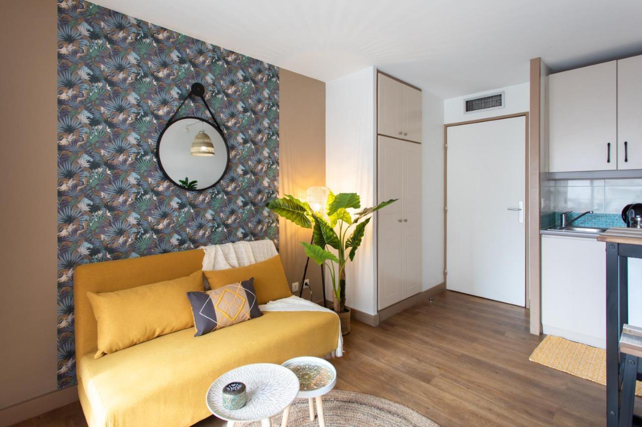 C1 Clemenceau Pool Balcony Bath Ac 2Mins Walk To Sand Beach Cannes Kültér fotó